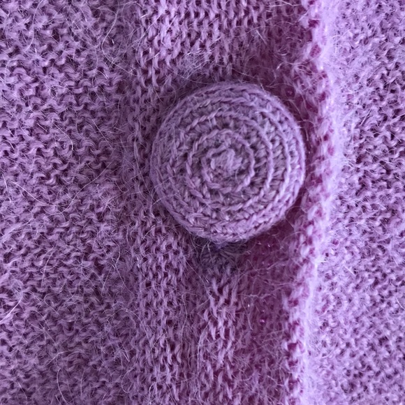 Spirit of the Andes Alpaca Light Purple Cardigan Medium? - Picture 3 of 10